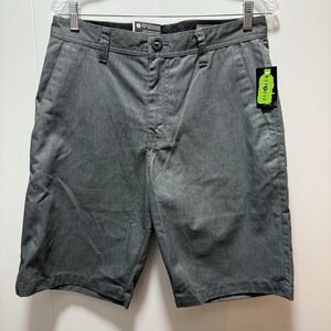Volcom Frickin Modern Straight Chino Shorts Gray Men's Size 31 Modern‎ Fit NEW